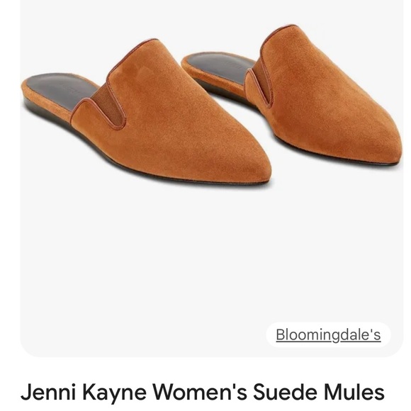 Jenni Kayne Brown Suede Mules NWT - Picture 1 of 7